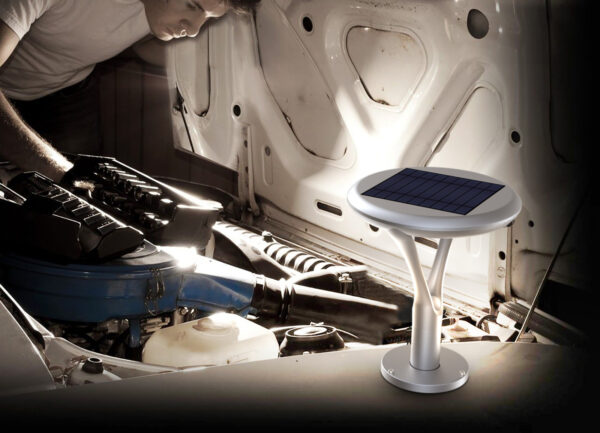 Solar pavement walkway saucer light. with 1900LM. - Image 8