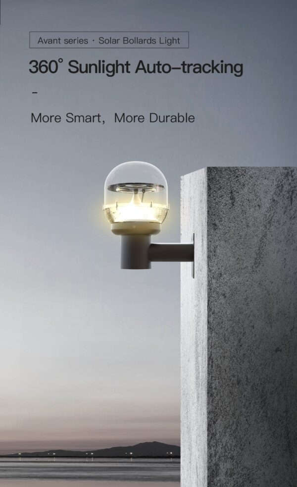 AWM-01 Solar LED wall Light (13inch high) - Image 7