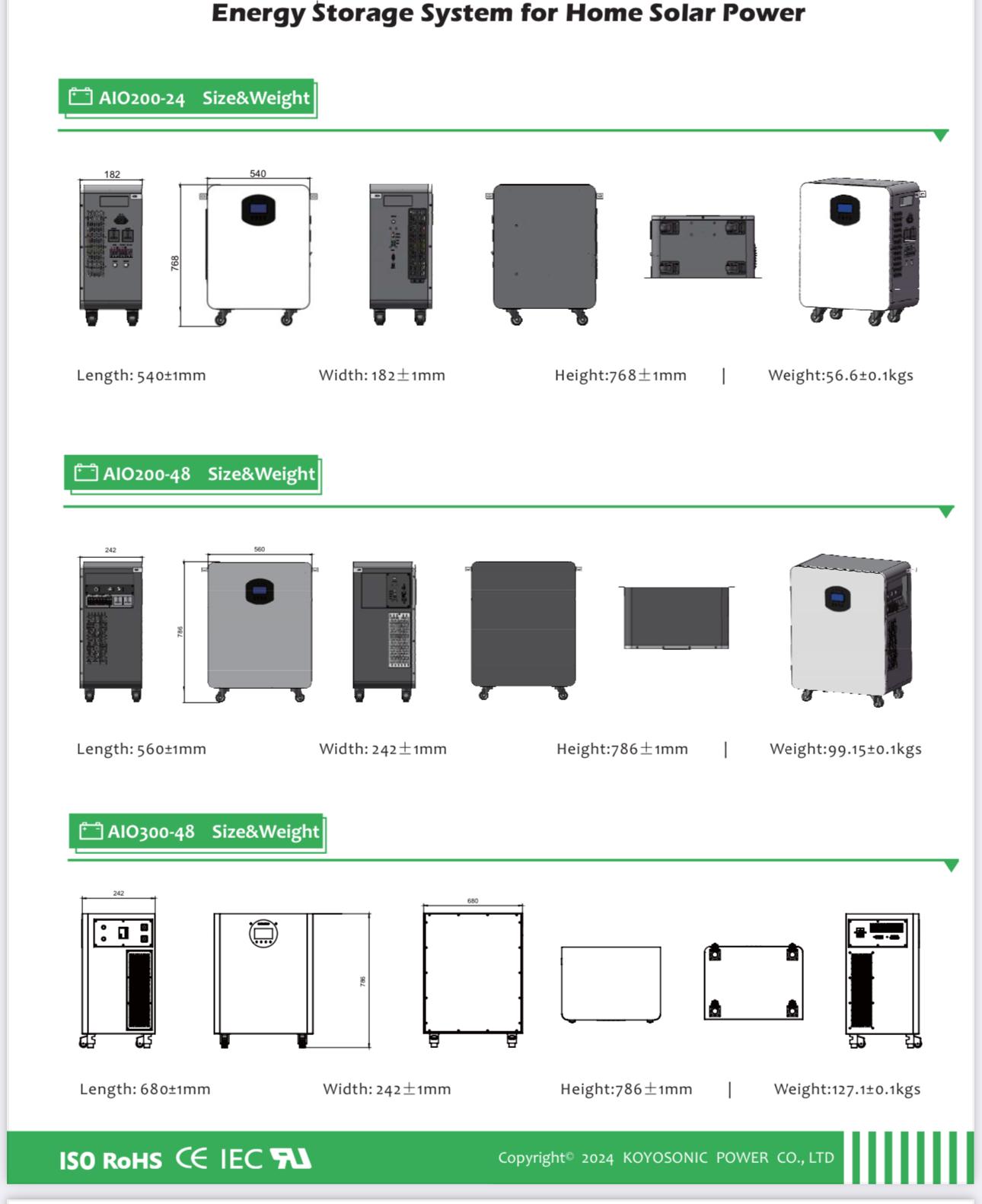 Energy Storage System 5.5KVA inverter plus 10Kwh Lithium ion battery - Image 3