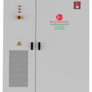 The system 50~100KW hybrid inverter with its 215KWH