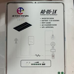 1000watt SOLAR POWERED PORTABLE POWER GENERATOR