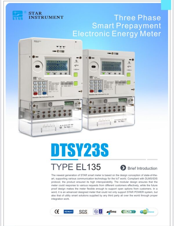 Three phase meter with box and MCB - Image 2