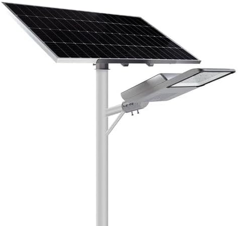 ATE Power Solar Street Light 100W with 300WP Adjustable Solar Panel