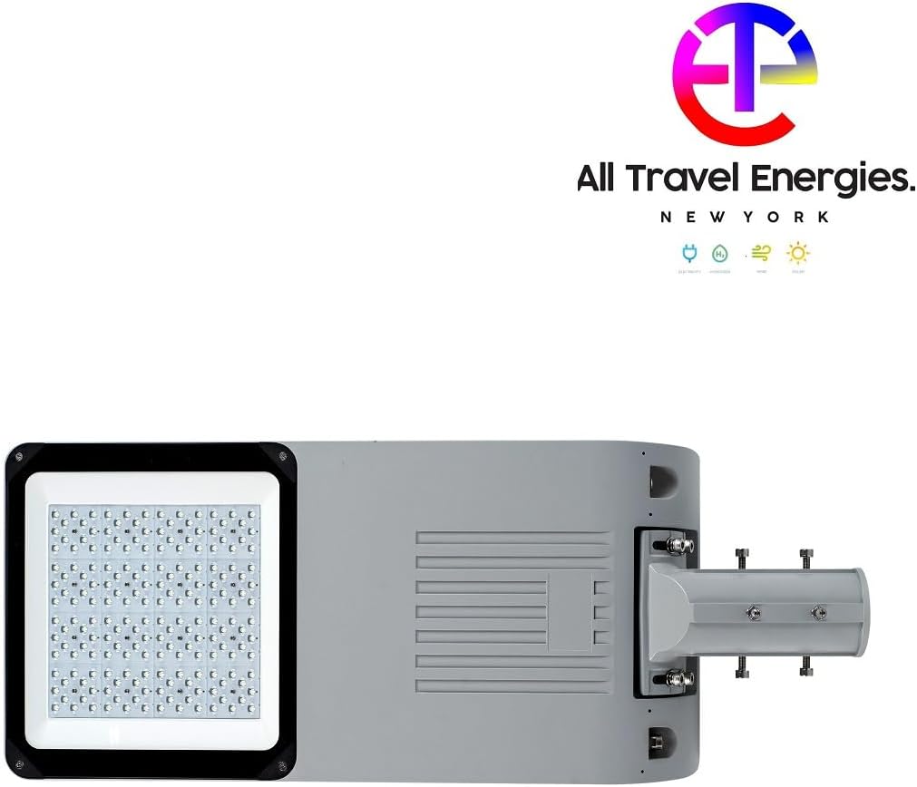 ATE Power Solar Street Light 100W with 300WP Adjustable Solar Panel - Image 3
